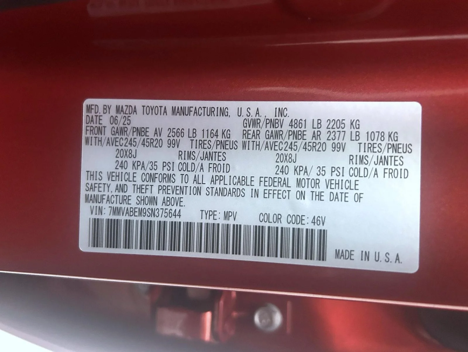 Used 2025 Red Mazda 2.5 S Premium Plus Package image 25