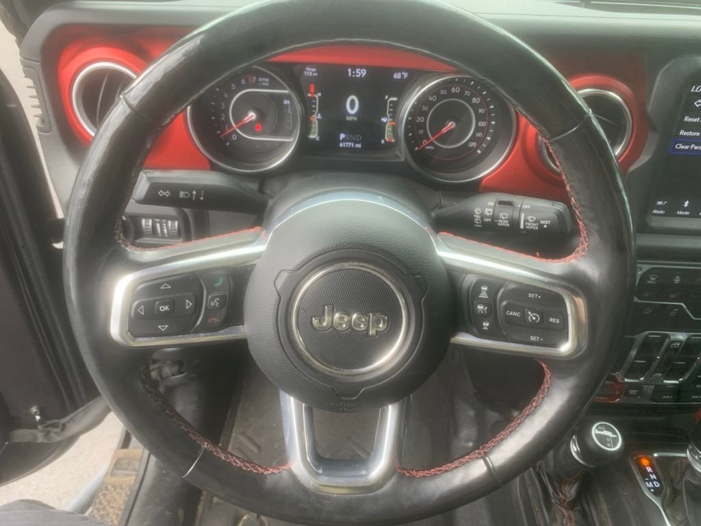 Used 2019 Granite Crystal Metallic Clearcoat Jeep Unlimited Rubicon image 11