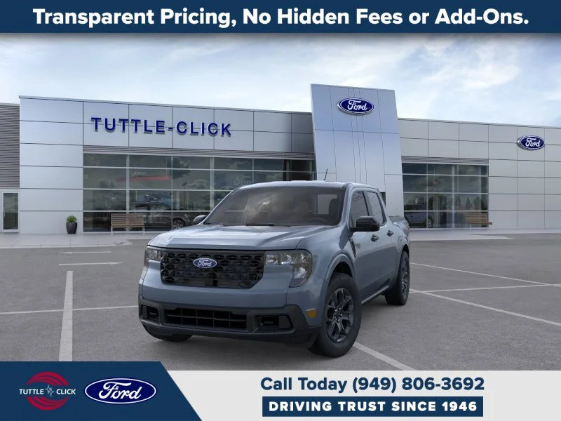 New 2025 Azure Gray Metallic Tri-Coat Ford XLT image 2