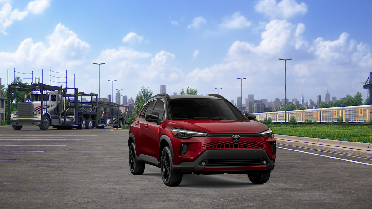 New 2026 Soul Red Crystal  with Jet Black roof Toyota Hybrid XSE image 16