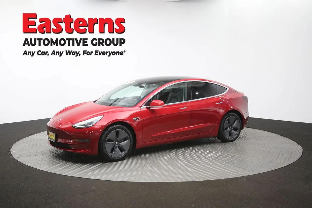 Used 2020 Red Tesla Standard image 52