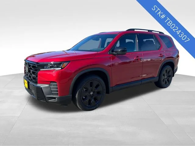 New 2026 Radiant Red Metallic II Honda Black Edition image 3