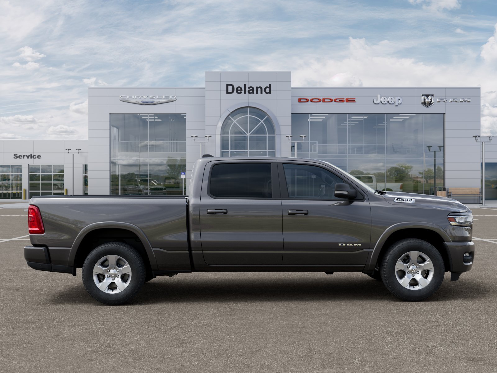 New 2026 Granite Crystal Metallic Clear-Coat Exterior Paint RAM Big Horn/Lone Star image 53