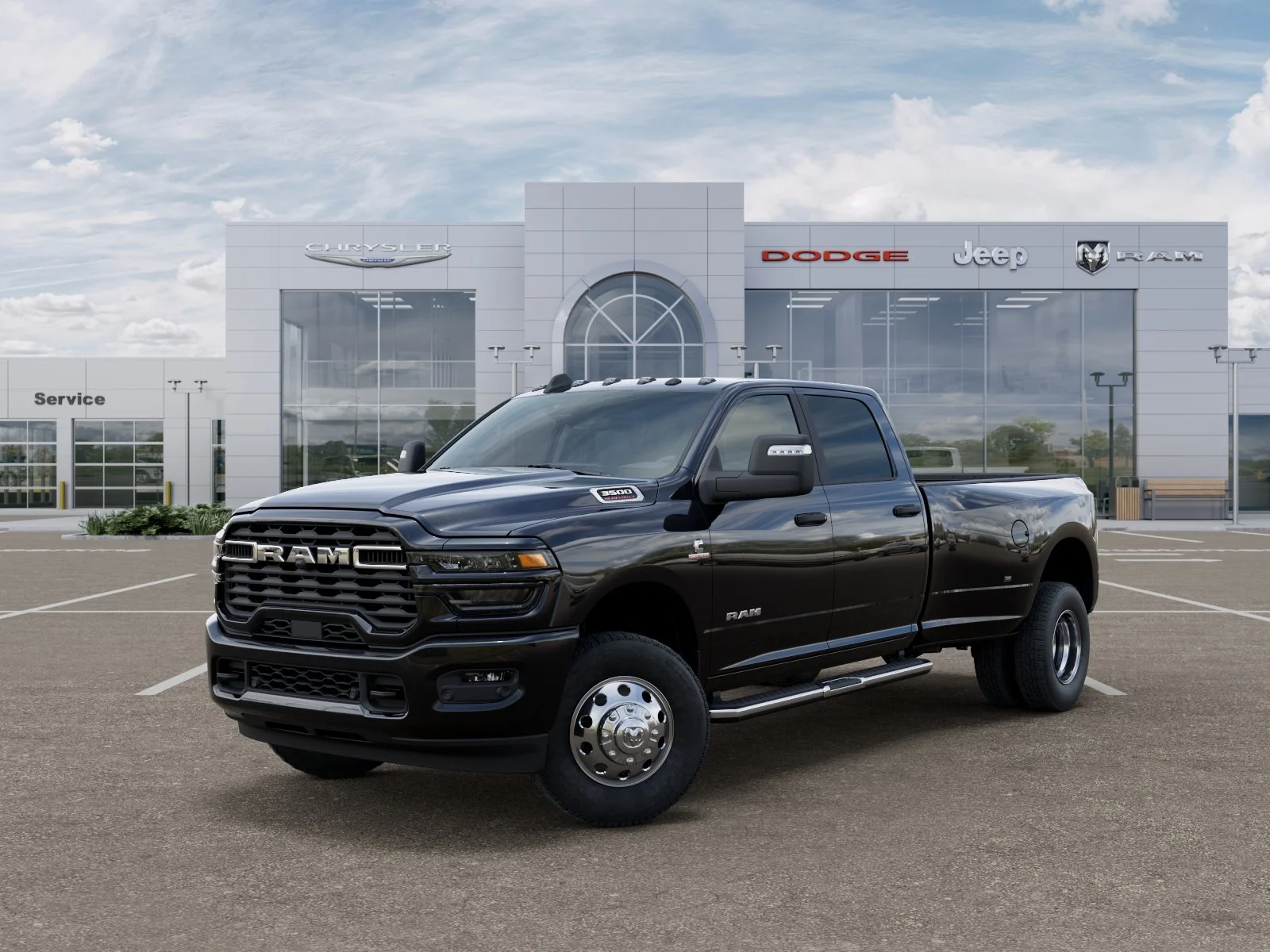 New 2026 Diamond Black Crystal Pearl-Coat Exterior Paint RAM Big Horn image 31