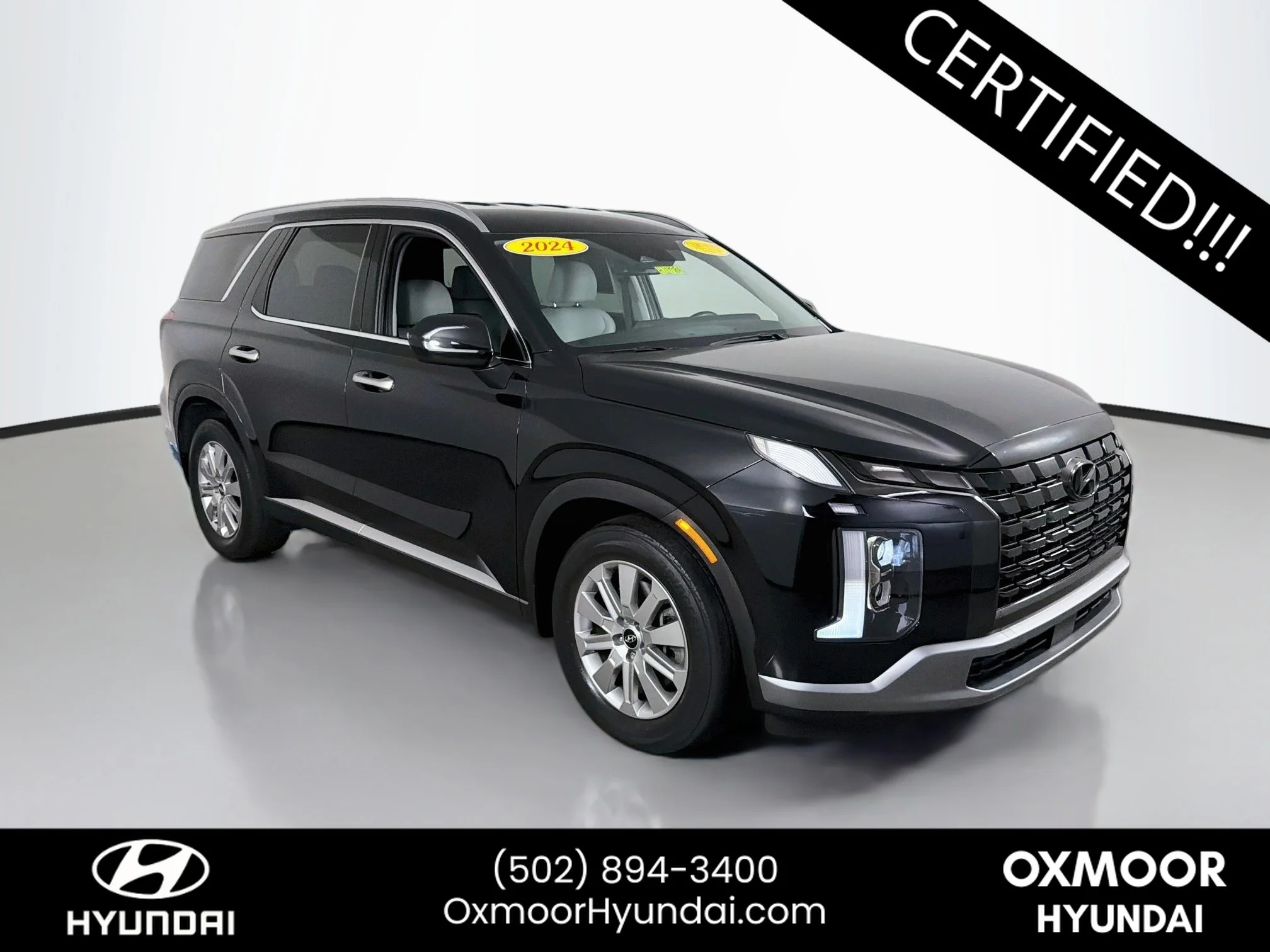 Used 2024 Abyss Black Pearl Hyundai SEL 7P image 1