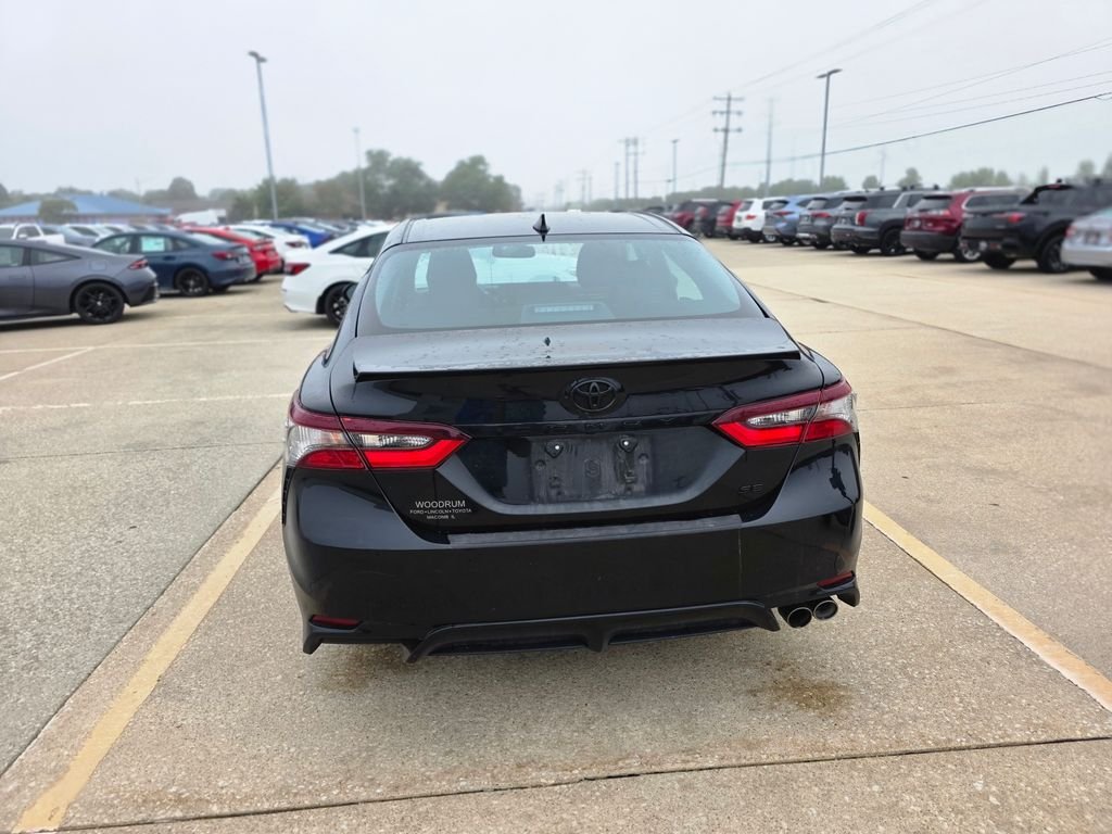 Used 2022 Midnight Black Metallic Toyota SE Nightshade image 3