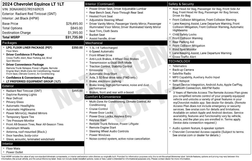 Used 2024 Red Chevrolet LT image 23