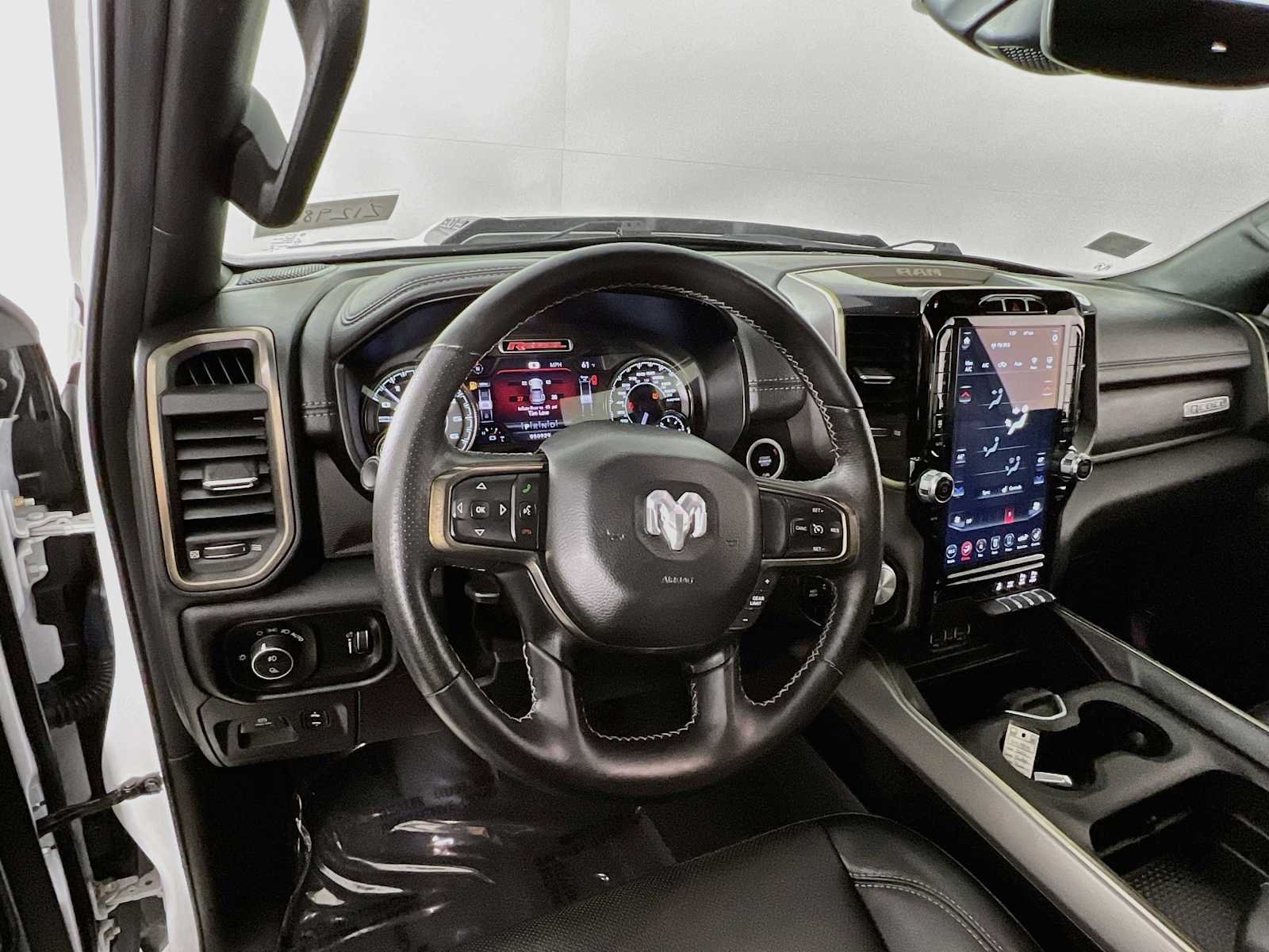 Used 2021 Bright White Clearcoat Ram Rebel image 11