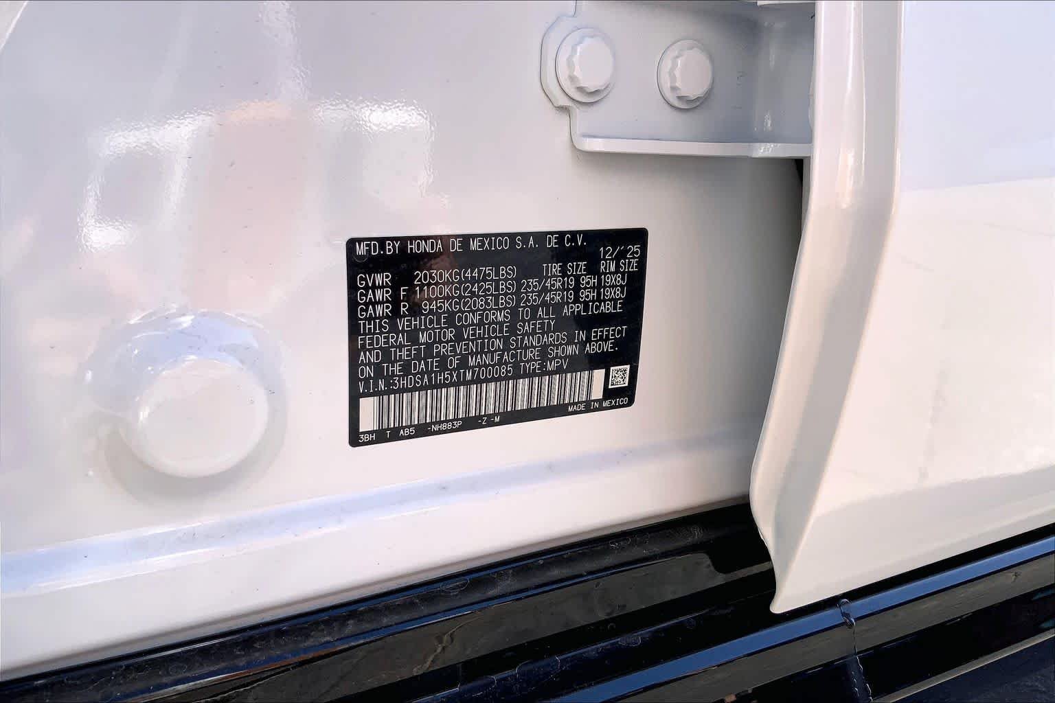 New 2026 Platinum White Pearl Acura w/A-Spec Package image 17