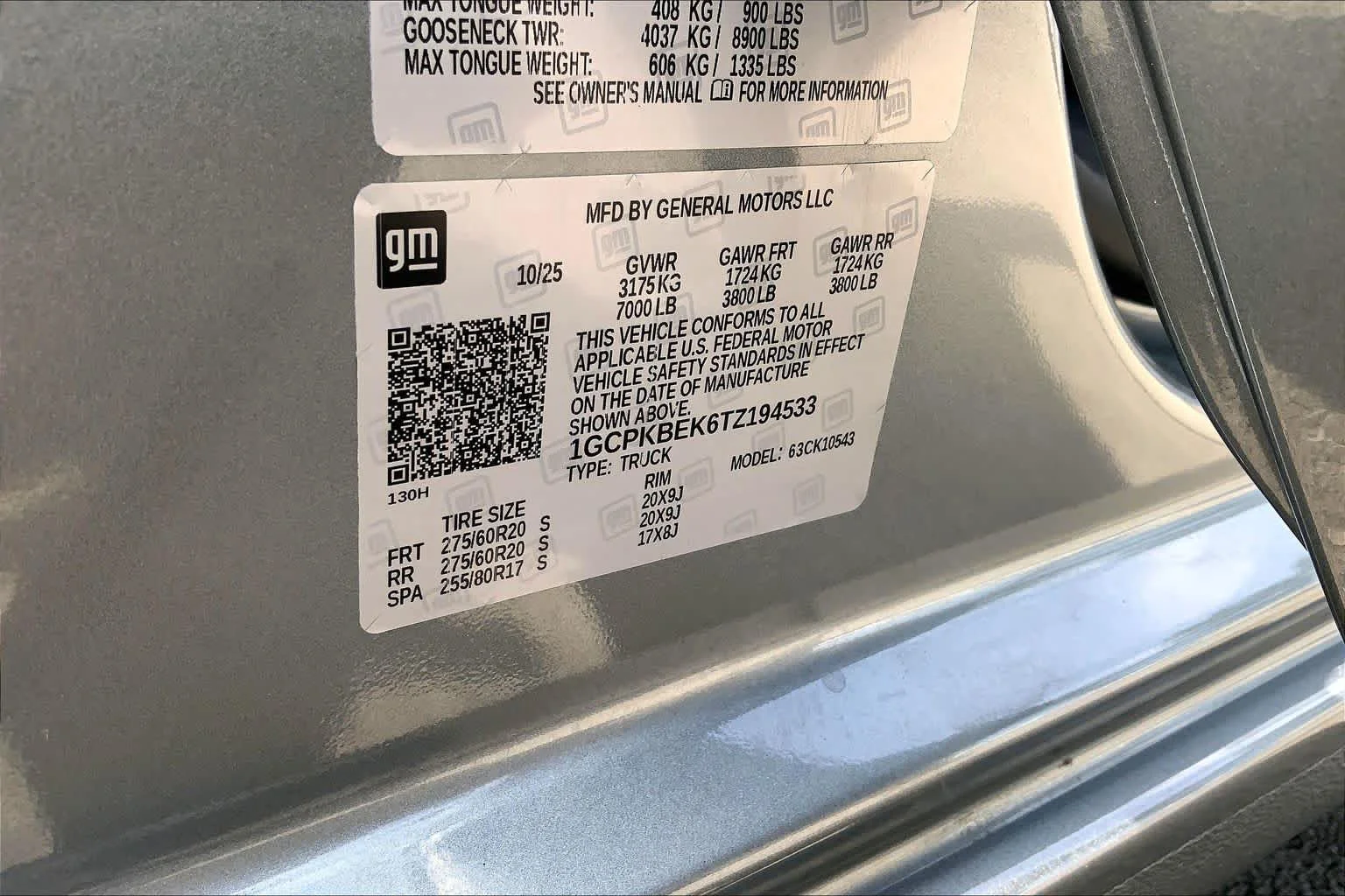 Used 2026 Sterling Gray Metallic Chevrolet Custom image 37