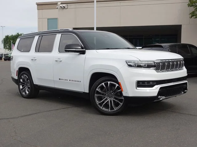 Used 2023 Bright White Clearcoat Jeep Series III image 6