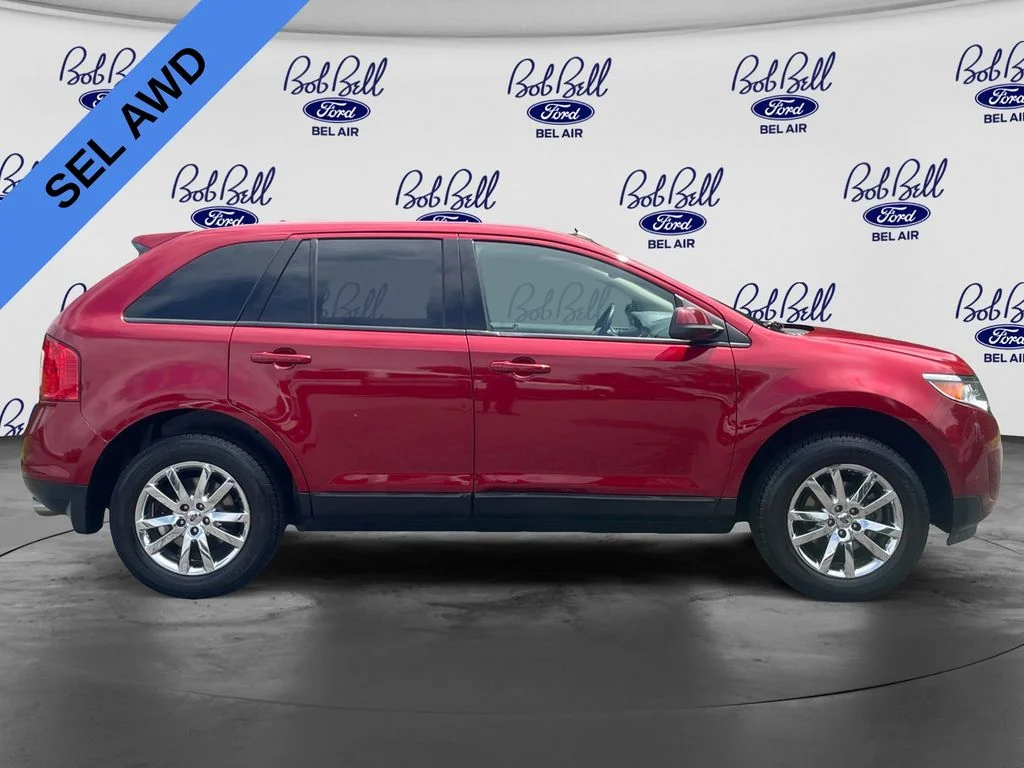 Used 2014 Ruby Red Metallic Tinted Clearcoat Ford SEL image 8