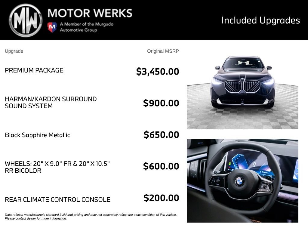 New 2026 Black Sapphire Metallic BMW 30 xDrive image 4