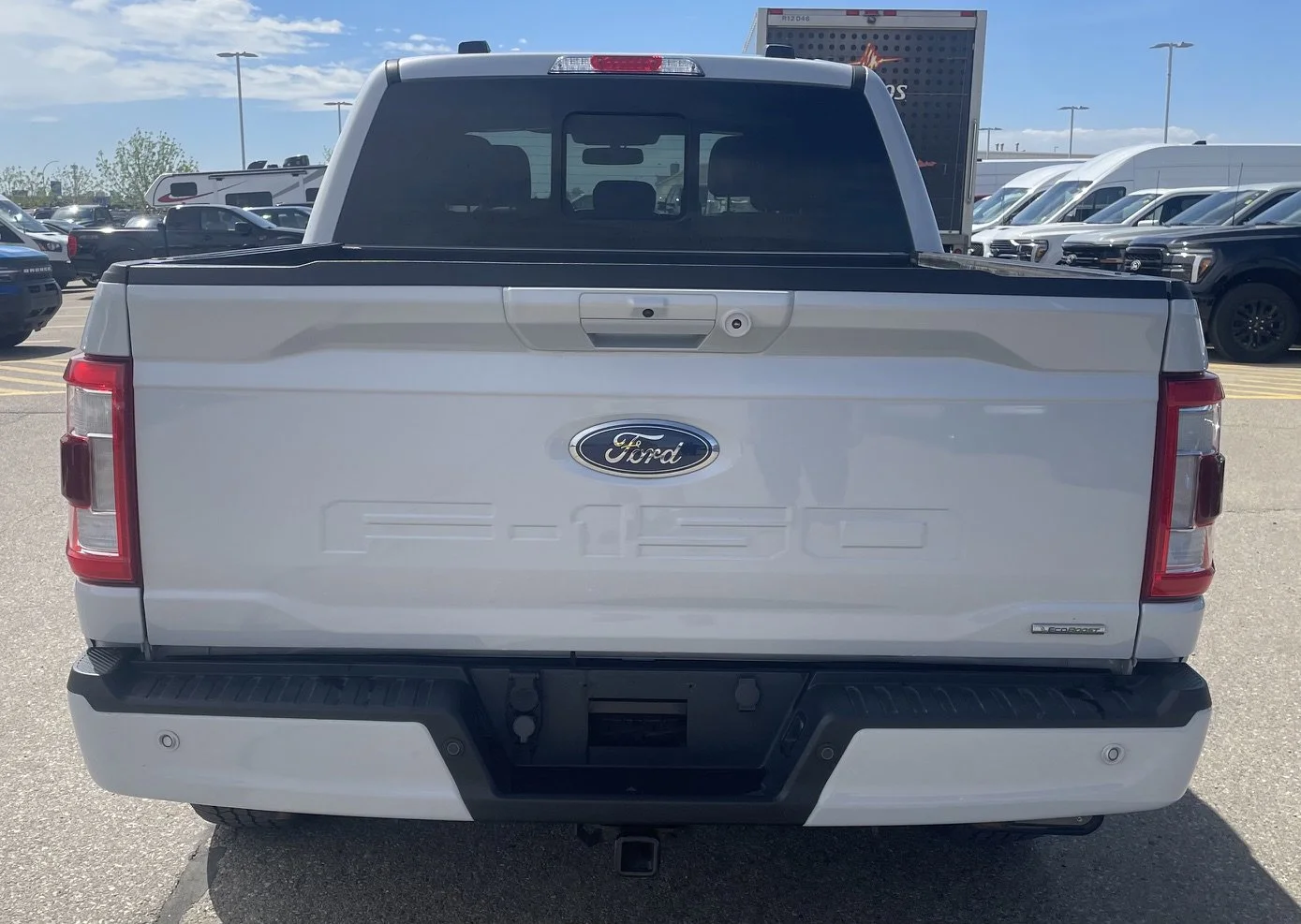 Used 2021 White Ford LARIAT SuperCrew   EcoBoost™ image 4
