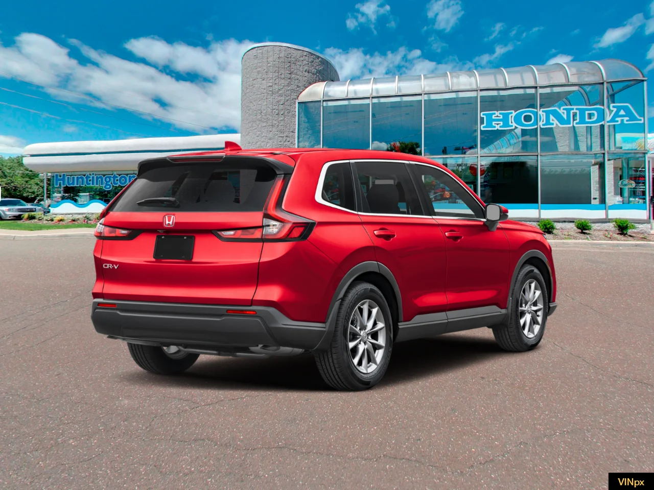 New 2027 Radiant Red Metallic Honda EX image 2