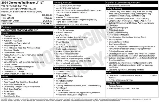 Used 2024 Gray Chevrolet LT image 11