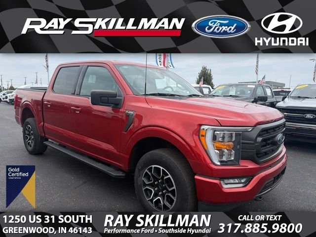 Certified Used 2023 Hot Pepper Red Metallic Tinted Clearcoat Ford XLT image 1