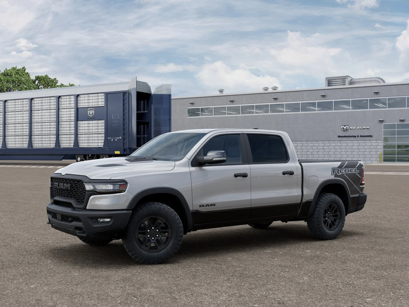 New 2026 Silver Zynith Exterior Paint RAM Rebel image 1