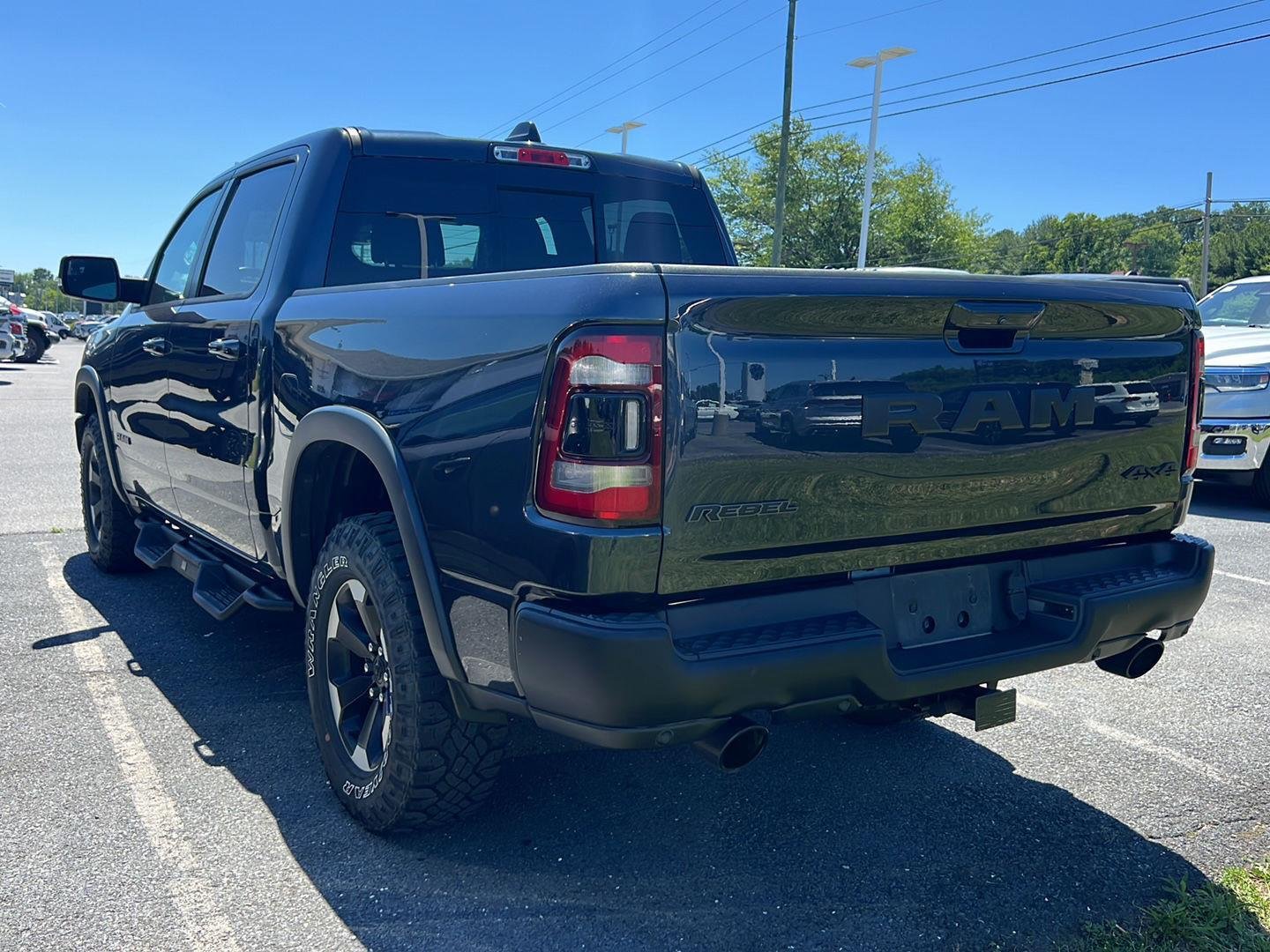 Used 2021 Maximum Steel Metallic Clearcoat Ram Rebel image 2