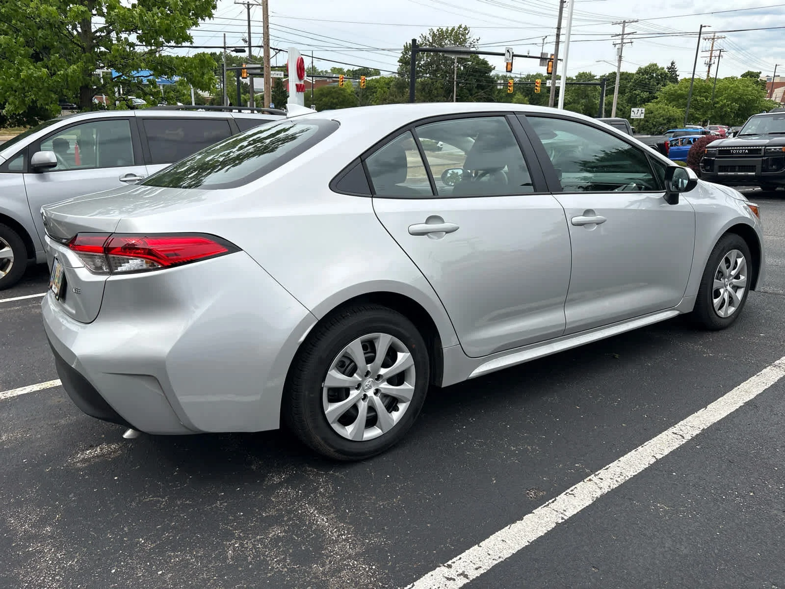 Used 2026 Classic Silver Metallic Toyota LE image 8