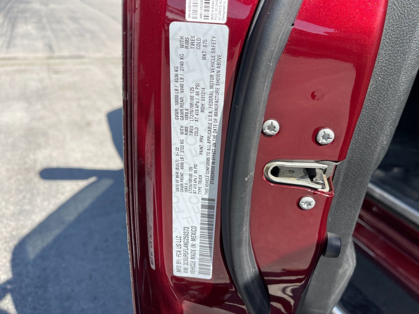 Used 2022 Red Ram Laramie image 32