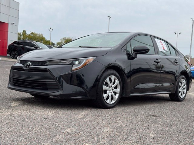 Used 2025 Midnight Black Metallic Toyota LE image 3
