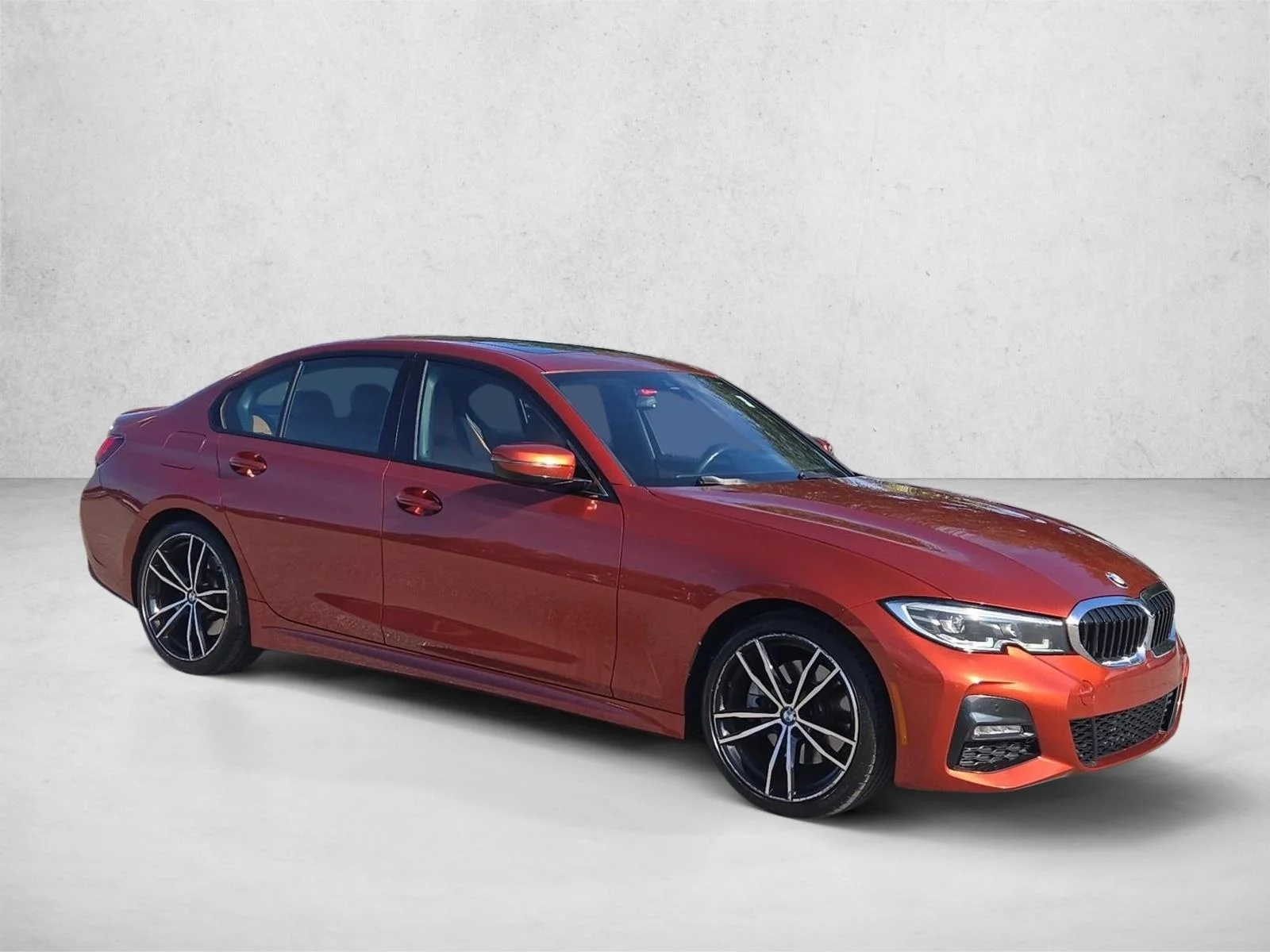Used 2022 Sunset Orange Metallic BMW 330i image 3