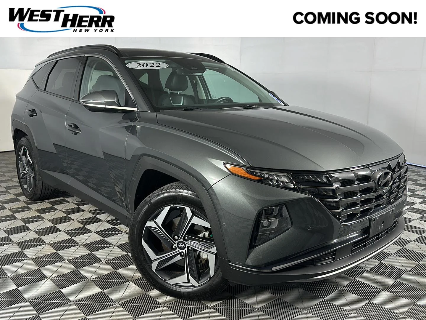 Used 2022 Amazon Gray Hyundai Limited image 1