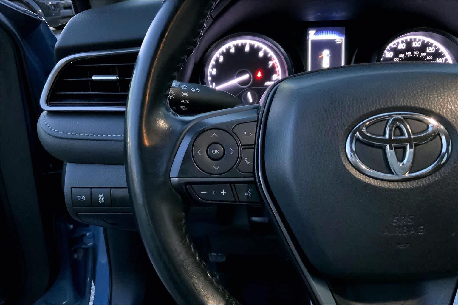 Used 2024 Cavalry Blue Toyota SE image 23