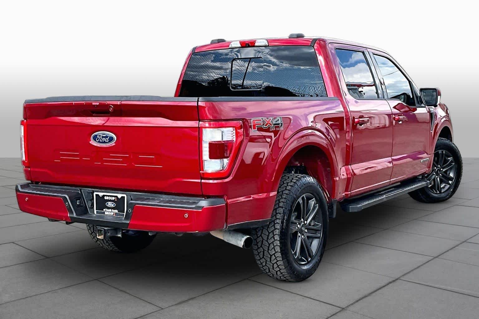 Certified Used 2021 Rapid Red Metallic Tinted Clearcoat Ford LARIAT image 7