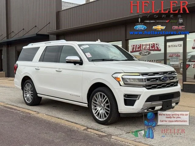 Used 2022 White Metallic Ford Platinum image 1