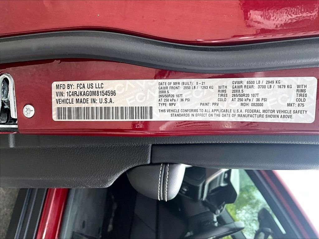 Used 2021 Velvet Red Pearlcoat Jeep Altitude image 36