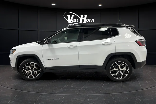 Used 2025 Bright White Clearcoat Jeep Limited image 4