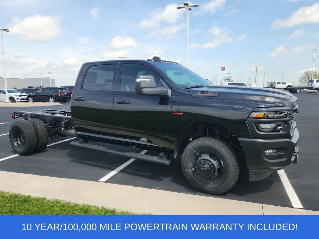 New 2026 Diamond Black Crystal Pearlcoat RAM Tradesman image 1
