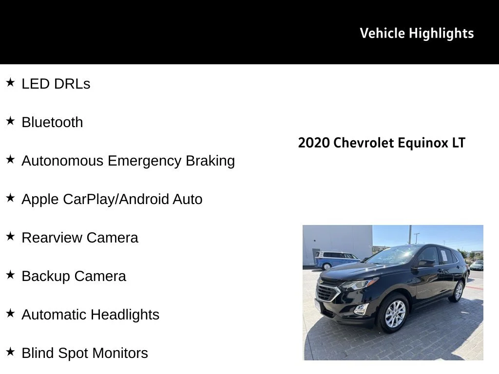 Used 2020 Black Chevrolet LT image 26