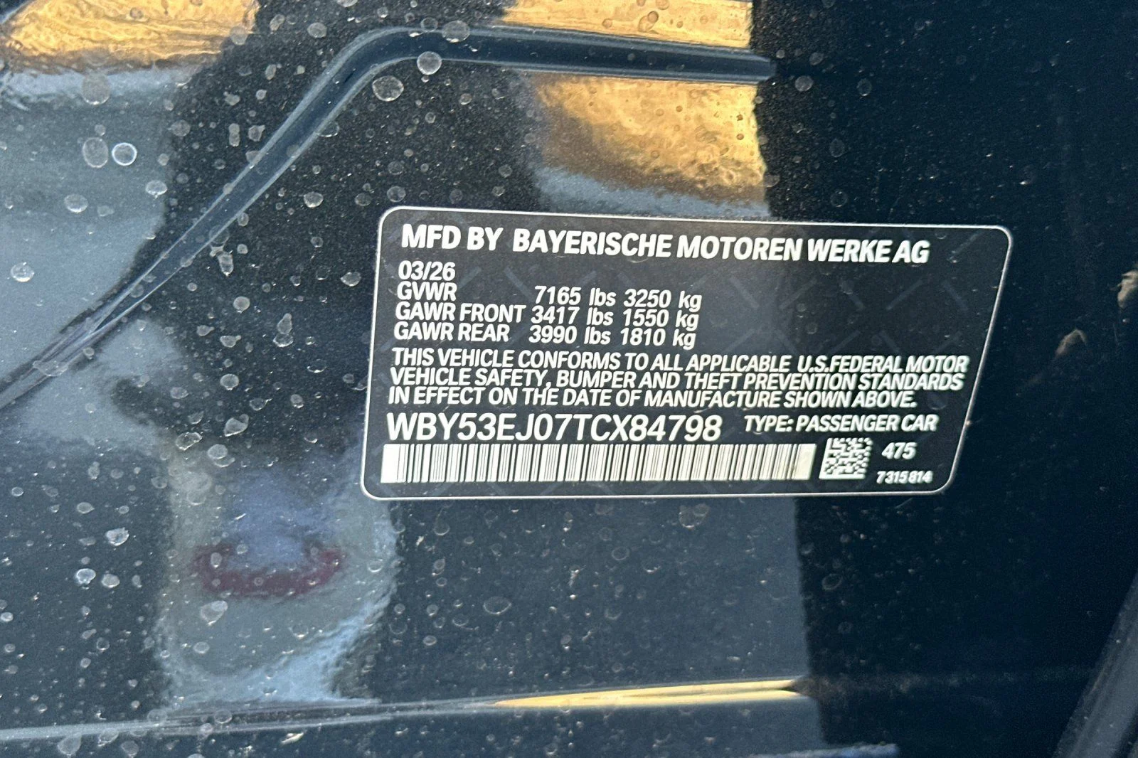 New 2026 Black Sapphire Metallic BMW xDrive60 image 22