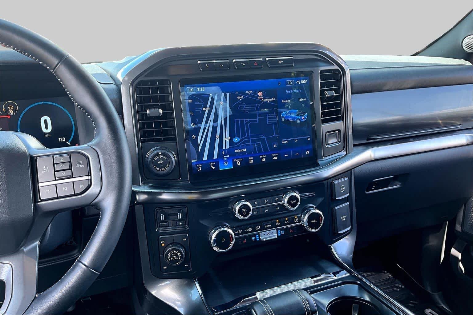 Used 2023 Star White Metallic Tri-Coat Ford LARIAT image 7