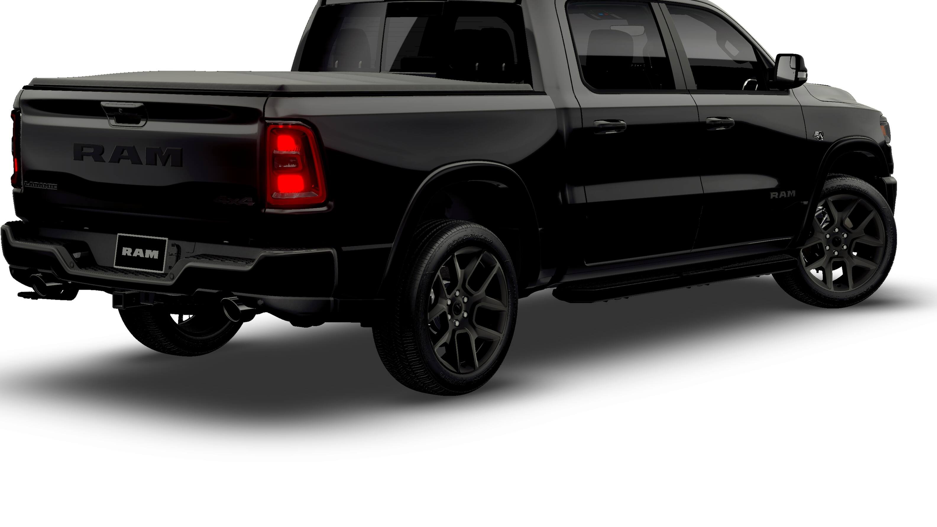 New 2026 Diamond Black Crystal Pearl-Coat Exterior Paint RAM LARAMIE image 2