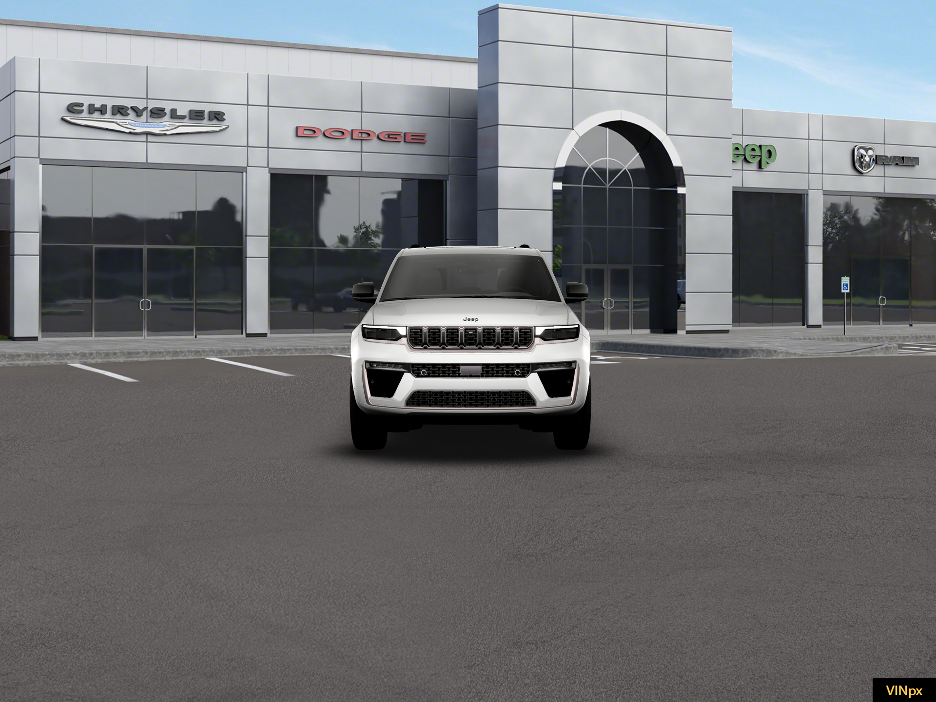 New 2026 Bright White Clear-Coat Exterior Paint Jeep Limited Reserve image 24