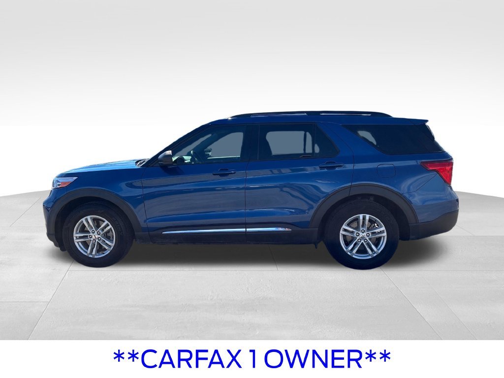 Certified Used 2020 Blue Metallic Ford XLT image 2