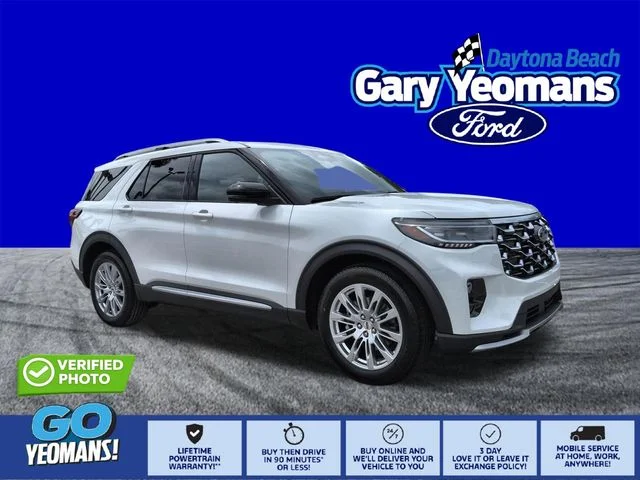 New 2026 Star White Metallic Tri-Coat Ford Platinum™ image 1