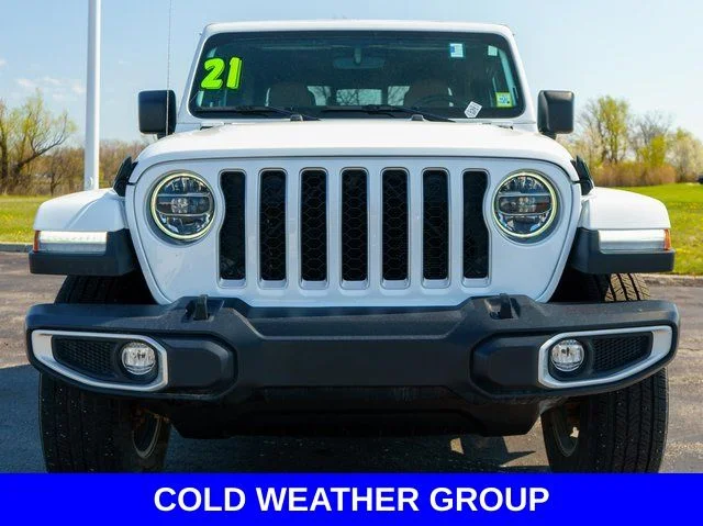 Used 2021 White Jeep Overland image 3
