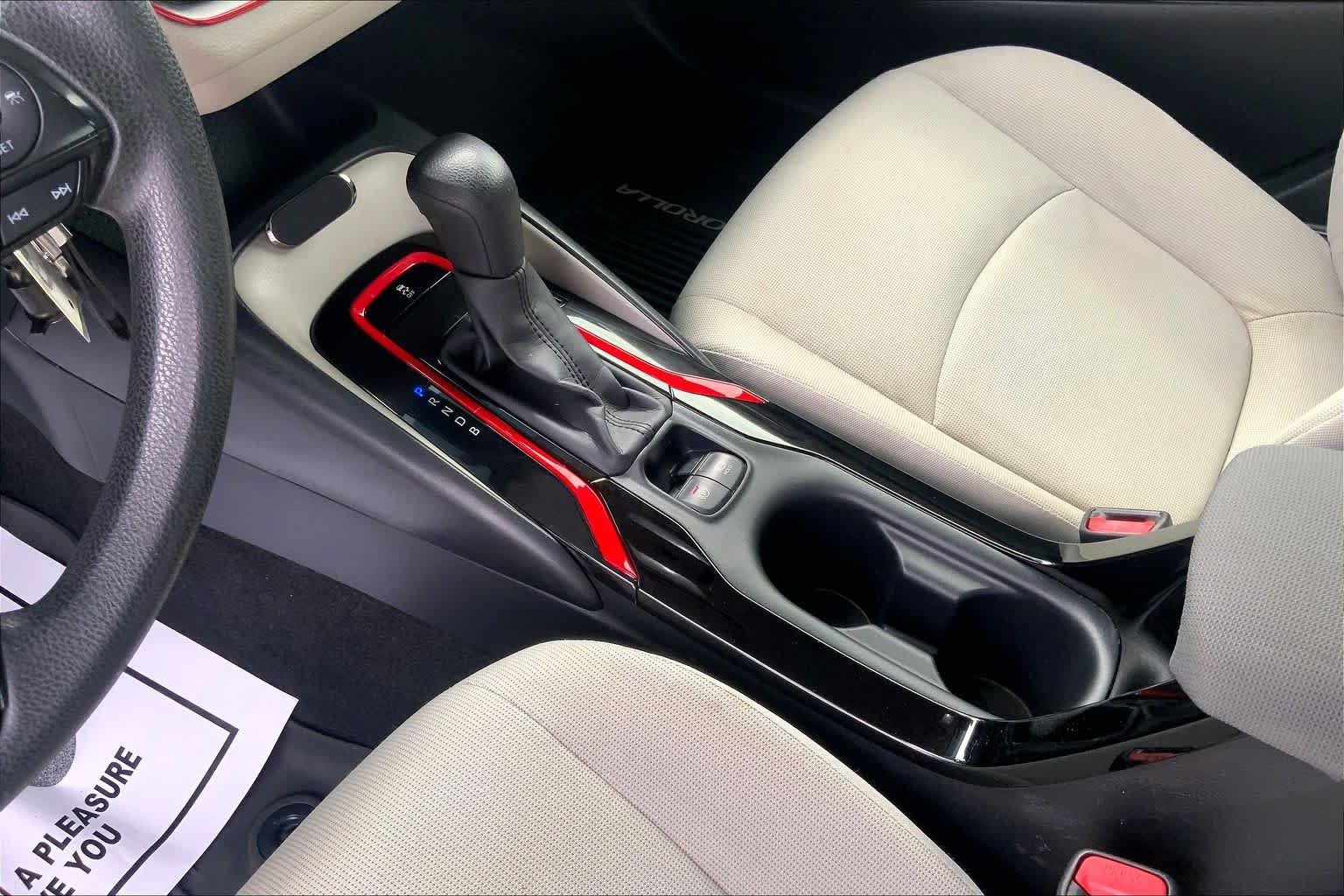 Used 2020 Barcelona Red Metallic Toyota LE image 15