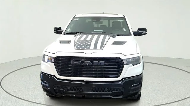 New 2026 Bright White Clear-Coat Exterior Paint RAM Laramie image 3