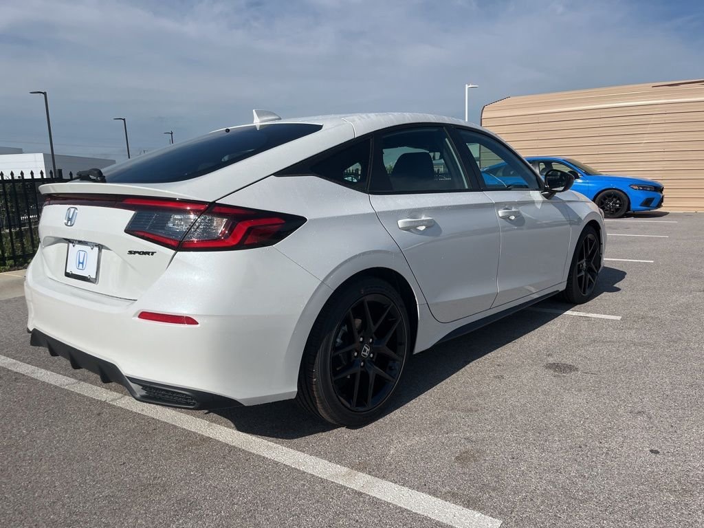New 2026 Platinum White Pearl Honda FWD Sport image 3