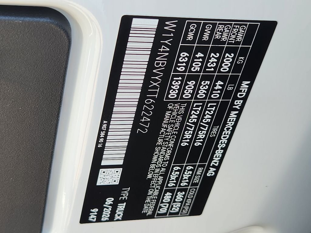 New 2026 ARCTIC WHITE Mercedes-Benz Standard Roof 4-Cyl Diesel HO image 12
