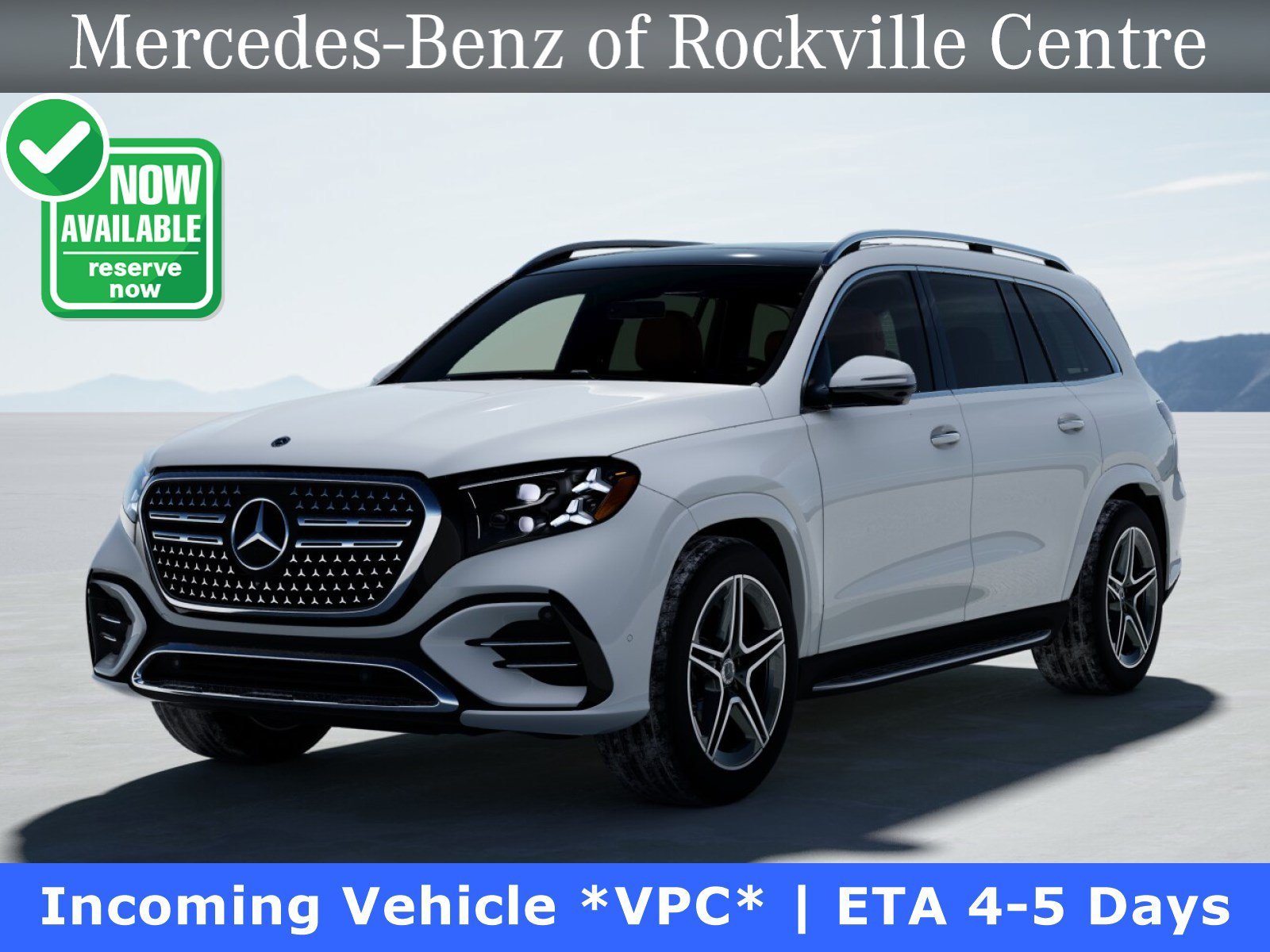 New 2027 Polar White Mercedes-Benz GLS 450 image 1