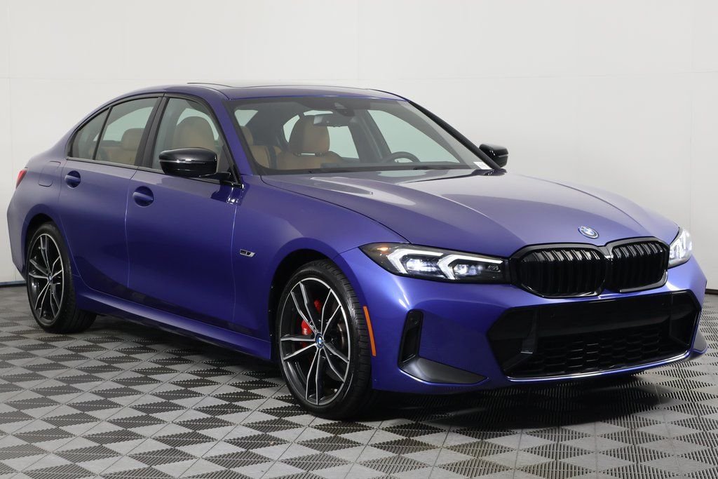 Certified Used 2023 Blue Metallic BMW 330e iPerformance image 3