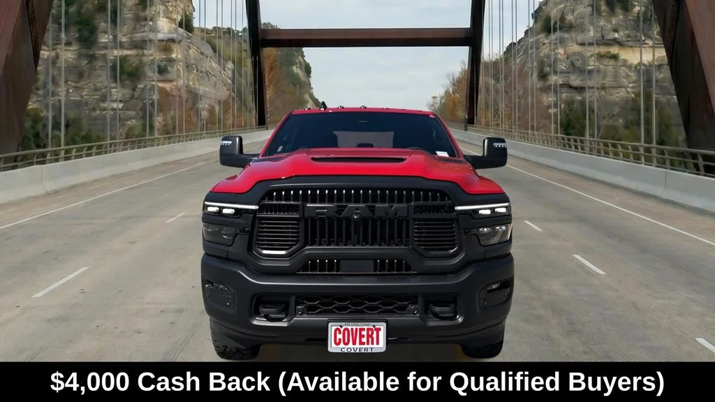 New 2026 Flame Red Clear-Coat Exterior Paint RAM Rebel image 2