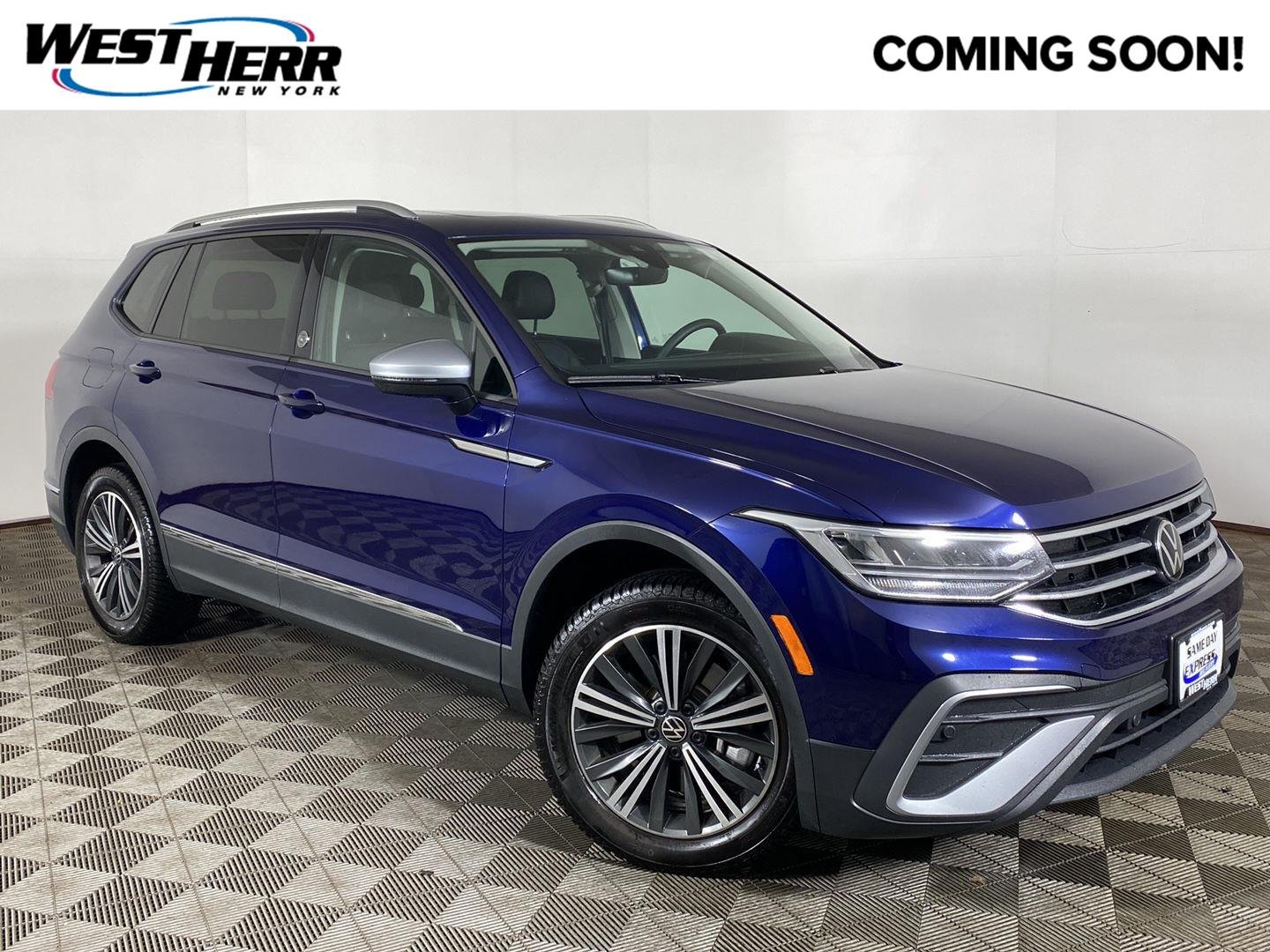 Used 2024 Atlantic Blue Metallic Volkswagen SE image 1